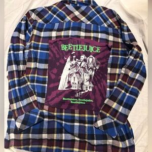 Beetlejuice flannel
